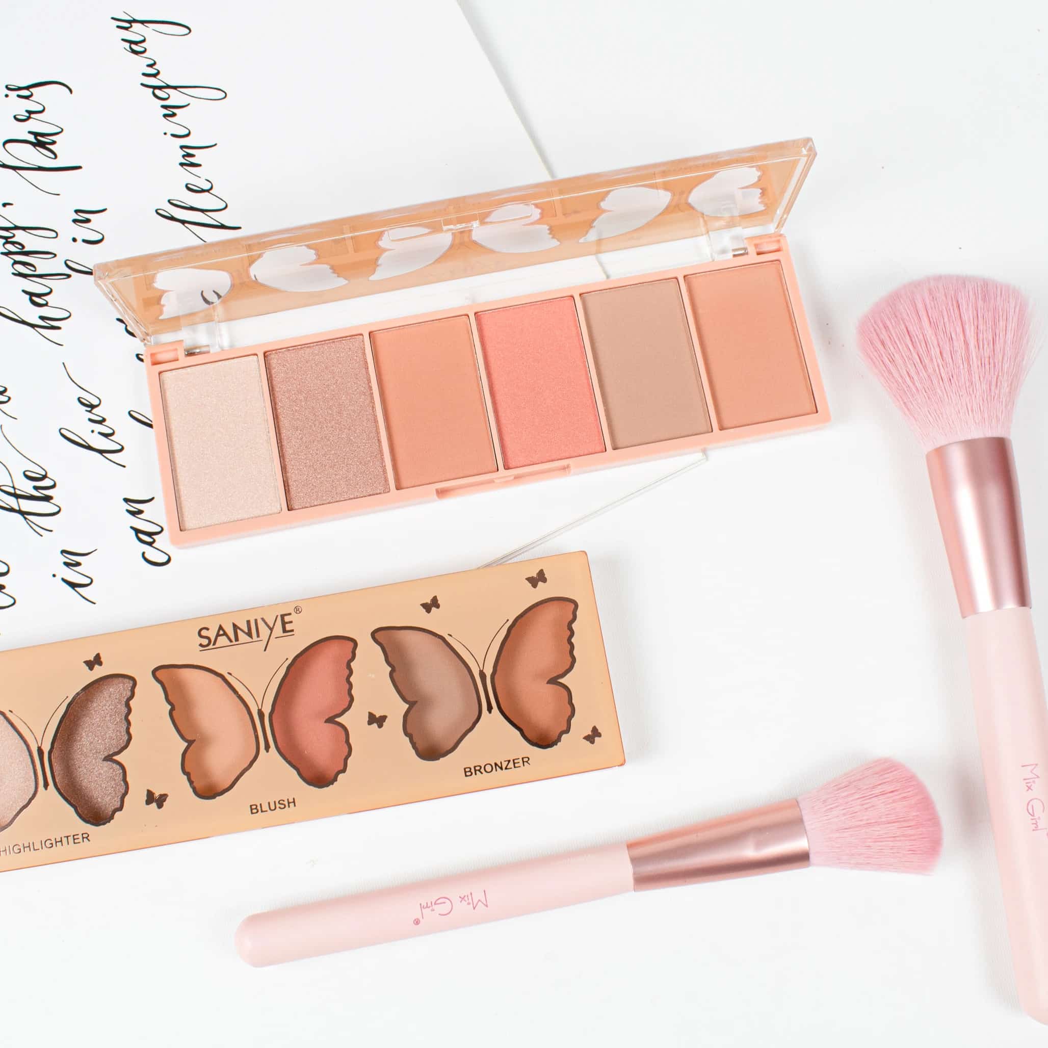 SANIYE Set 3 en 1 Rubor Bronceador Iluminador